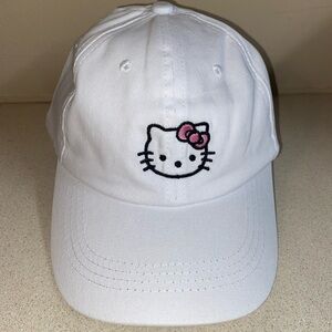 White Hello Kitty Hat